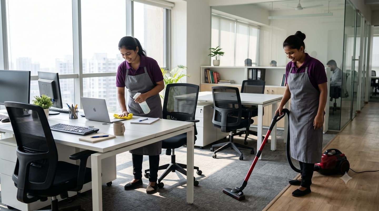 Office turnover clean